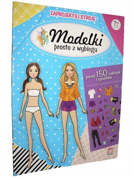 MODELKI PROSTO Z WYBIEGU - STROJE 150 NAKLEJEK