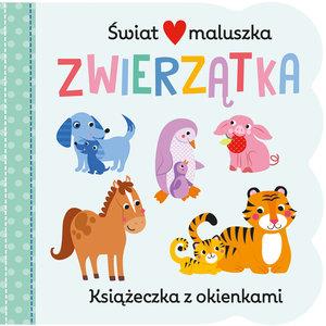 ŚWIAT MALUSZKA. ZWIERZĄTKA. KSIĄŻECZKA Z OKIENKAMI