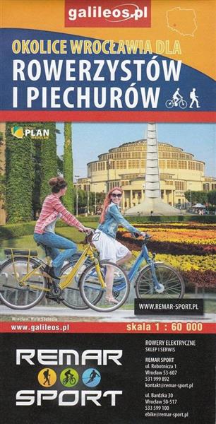 OKOLICE WROCŁAWIA DLA ROWERZYSTÓW I PIECHURÓW. MAP