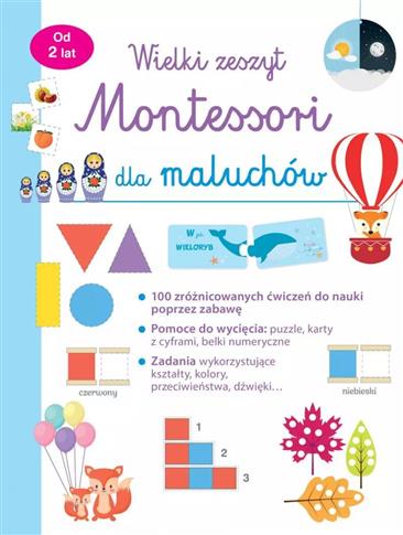 Mój wielki zeszyt Montessori dla maluchów