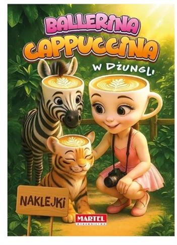 BALLERINA CAPPUCCINA W DŻUNGLI + NAKLEJKI