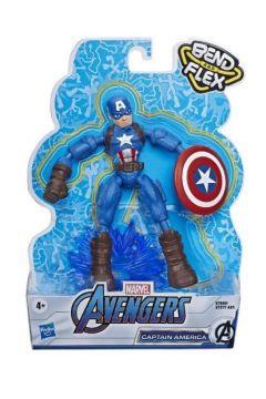 FIGURKA AVENGERS BAND AND FLEX CAPTAIN AMERICA