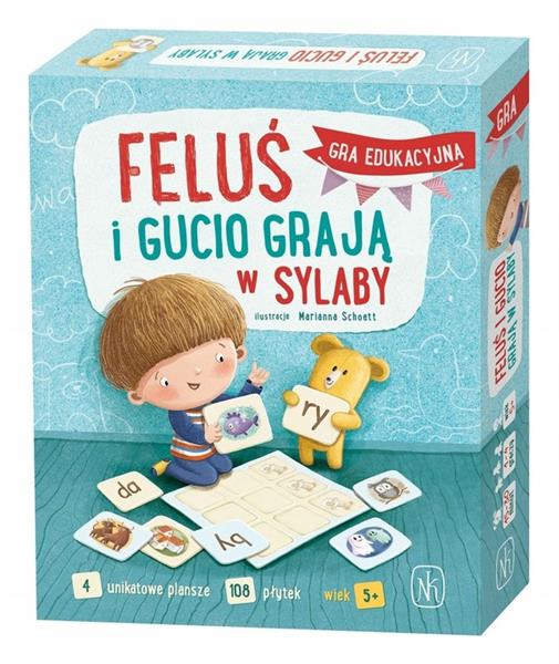 GRA FELUŚ I GUCIO GRAJĄ W SYLABY NAUKA CZYTANIA