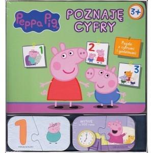 POZNAJĘ CYFRY ŚWINKA PEPPA Z PUZZLAMI