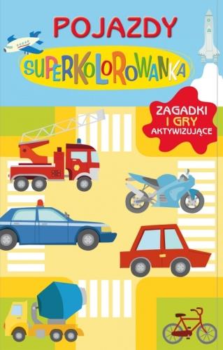 POJAZDY. SUPERKOLOROWANKA