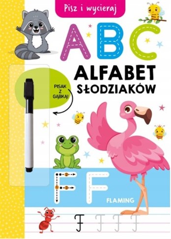 PISZ I WYCIERAJ. ABC ALFABET SŁODZIAKÓW. PISAK. IZ