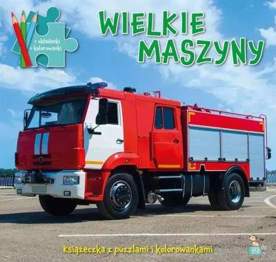KSIĄŻECZKI Z PUZZLAMI WIELKIE MASZYNY