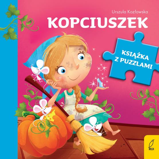 KSIĄŻKA Z PUZZLAMI. KOPCIUSZEK