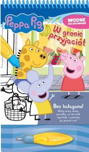 W gronie przyjaciół. Świnka Peppa. Wodne kolorowanie