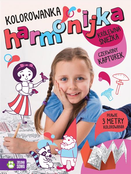 KOLOROWANKA-HARMONIJKA. CZERWONY KAPTUREK....