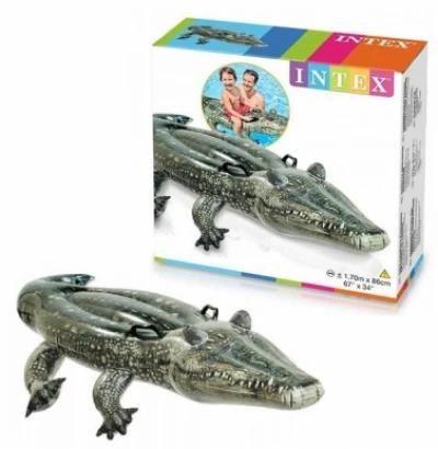 Materac do pływania, aligator