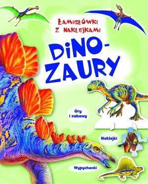 ŁAMIGŁÓWKI Z NAKLEJKAMI DINOZAURY