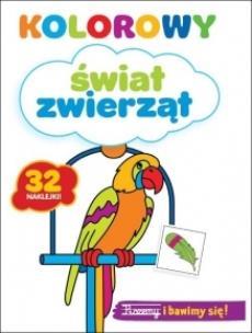 KOLOROWY ŚWIAT ZWIERZĄT 32 NAKLEJKI