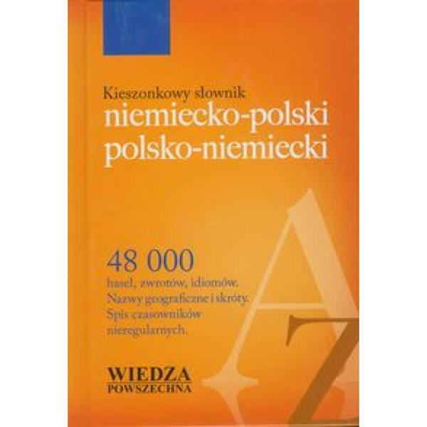KIESZONKOWY SŁOWNIK NIEMIECKO POLSKI POLSKO NIEMIE