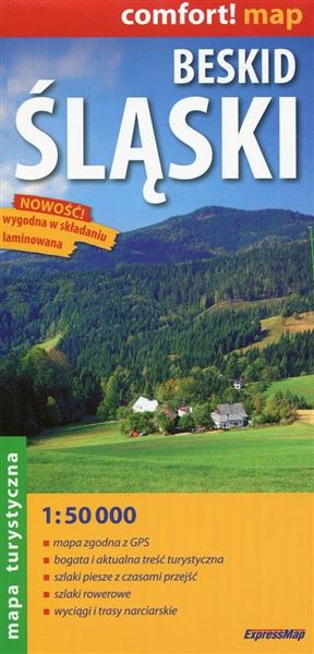 BESKID ŚLĄSKI MAPA TURYSTYCZNA 1:50 000
