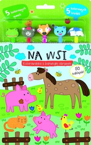 NA WSI. KOLOROWANKA Z BARWNYM OBRYSEM