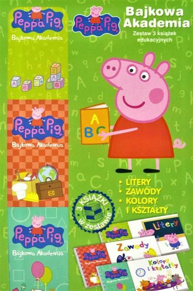 BAJKOWA AKADEMIA.ŚWINKA PEPPA NR 1 ABC